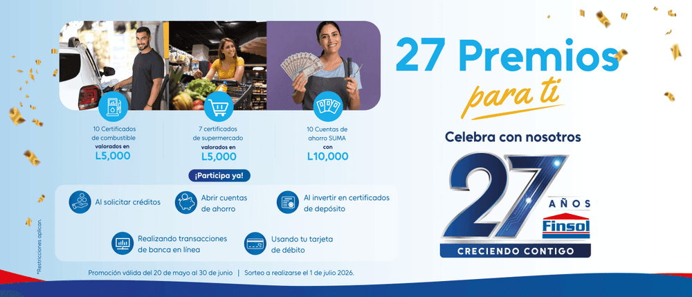 27 premios para tí